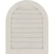 Ekena Millwork Round Top Gable Vent Primed, Non-Functional, Pine Gable Vent w/ Decorative Face Frame, 14"W x 20"H GVWRT14X2002SDPPI - alternate 3